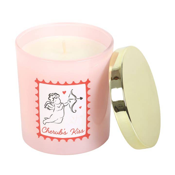 Cherub's Kiss Passionberry Peach Valentine's Day Candle